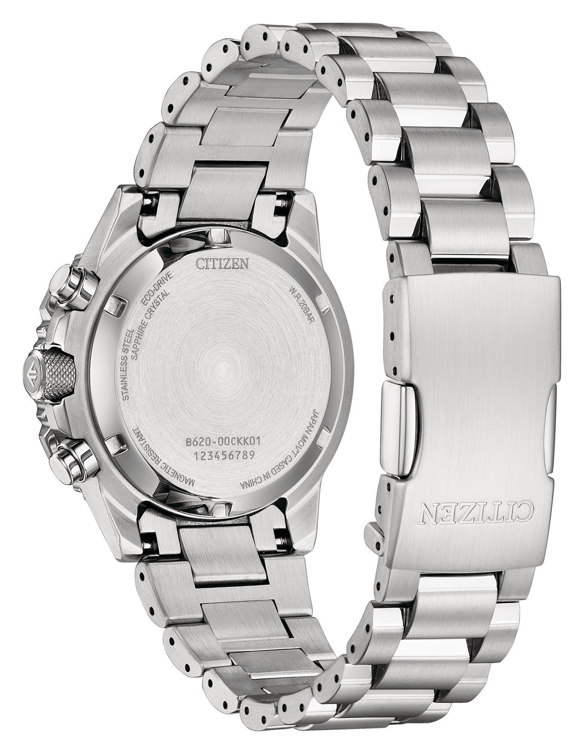Citizen Sky Eco-Drive Chrono herreklokke i stål (40mm)