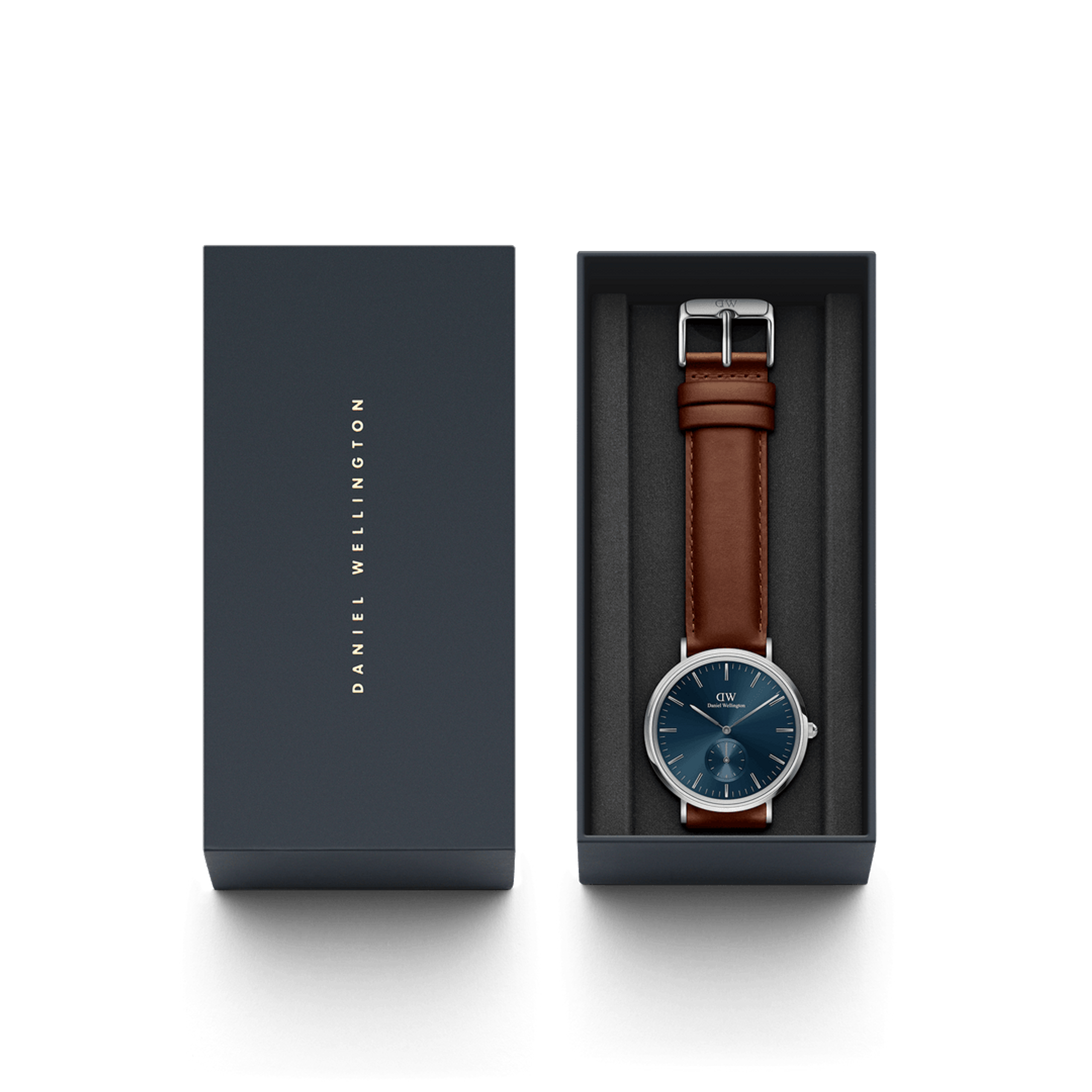 DW Classic Multieye St.Mawes herreklokke med rem (40mm)